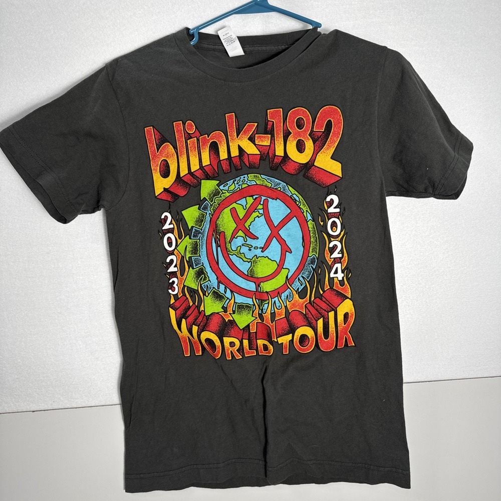 Blink 182 Tour Band Rock Punk Shirt 2023 2024 Official Size Small